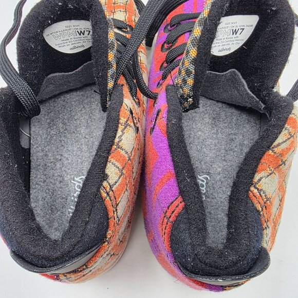 Allbirds Wool Piper Mids Split Tartan Plaid Womens 7 Lightweight Shoes Casual - Picture 7 of 13